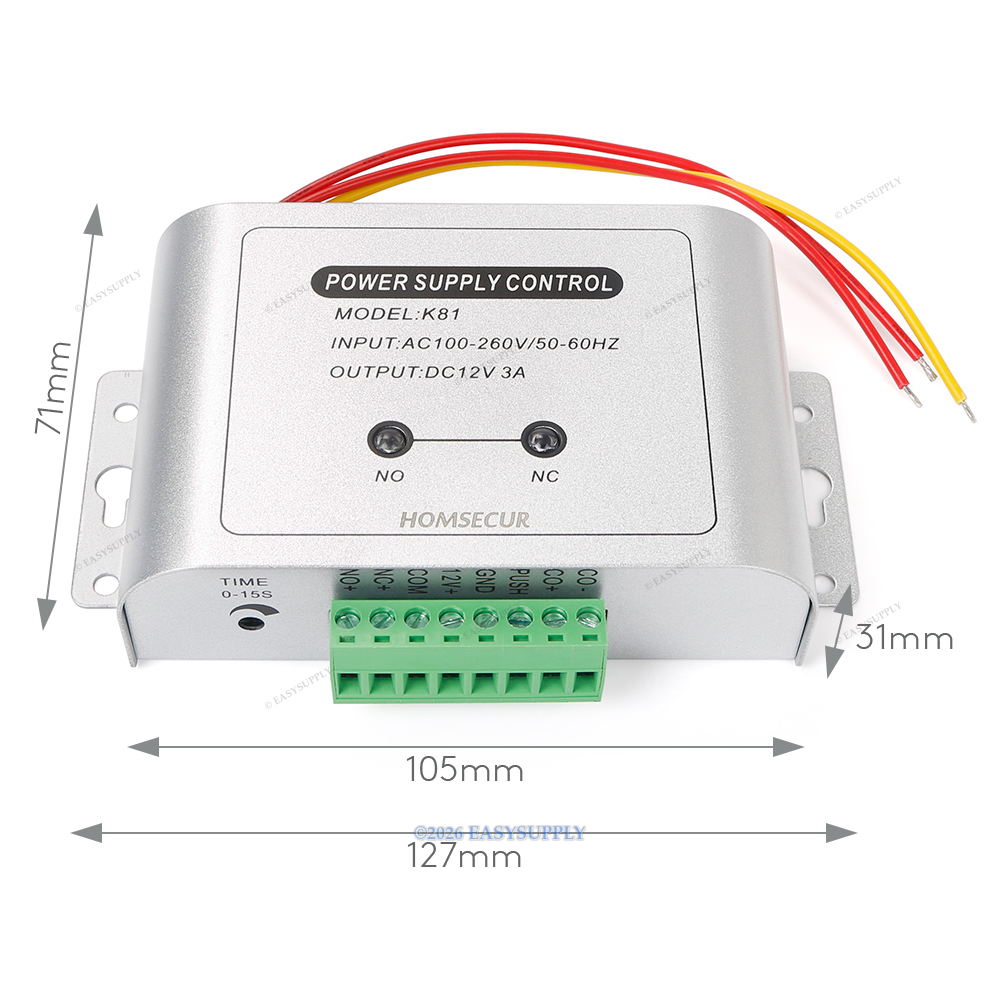 HOMSECUR Weatherproof IP66 APP WIFI PIN Access Control Touch Keypad