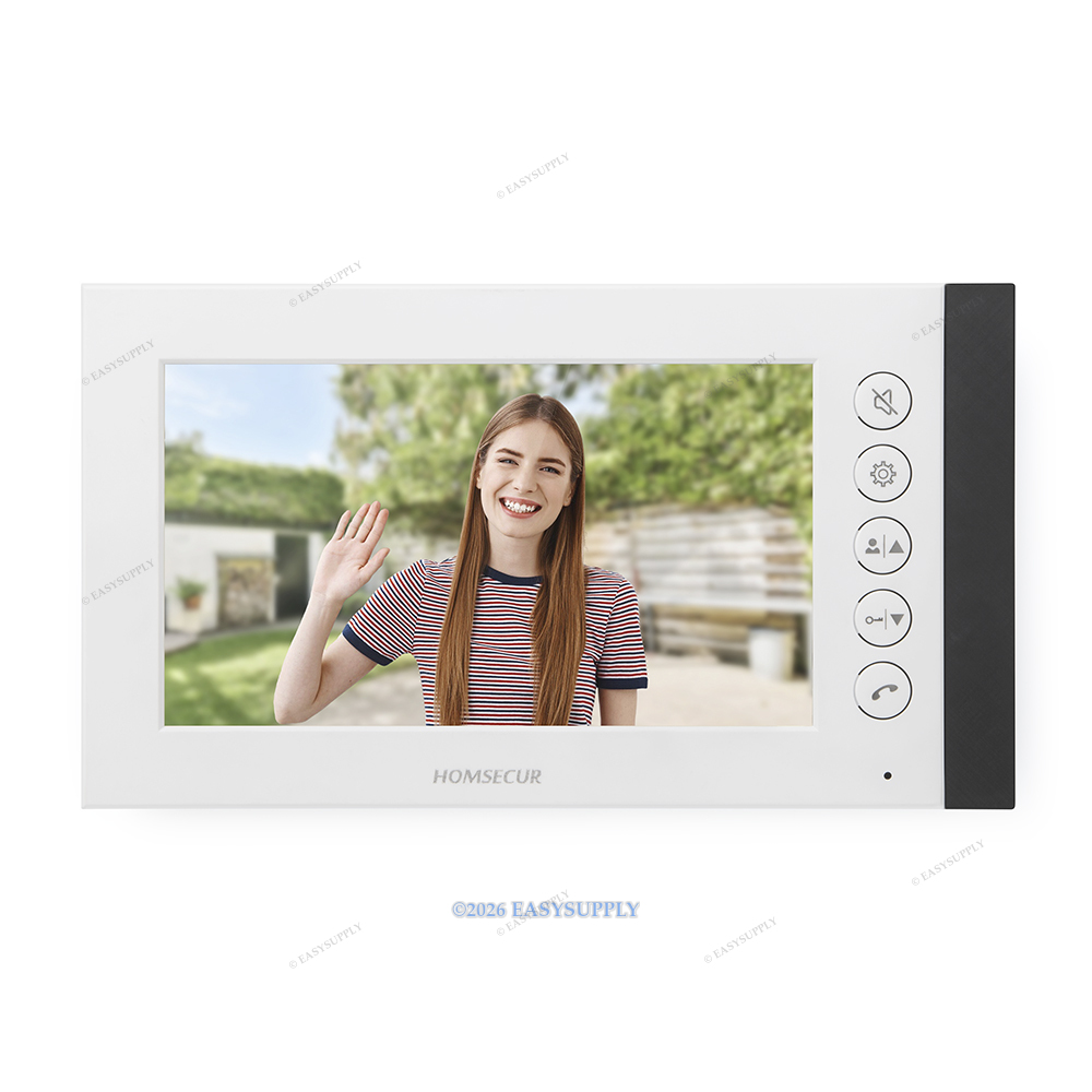 Camera With Monitor Plus Electric Lock Video Intercom System Door Unlock Monitor