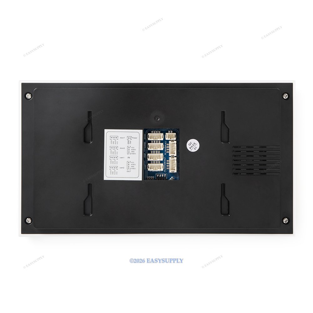 Camera With Monitor Plus Electric Lock Video Intercom System Door Unlock Monitor