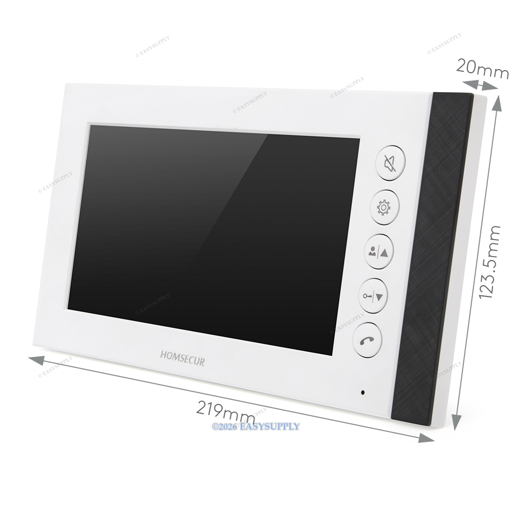 Camera With Monitor Plus Electric Lock Video Intercom System Door Unlock Monitor